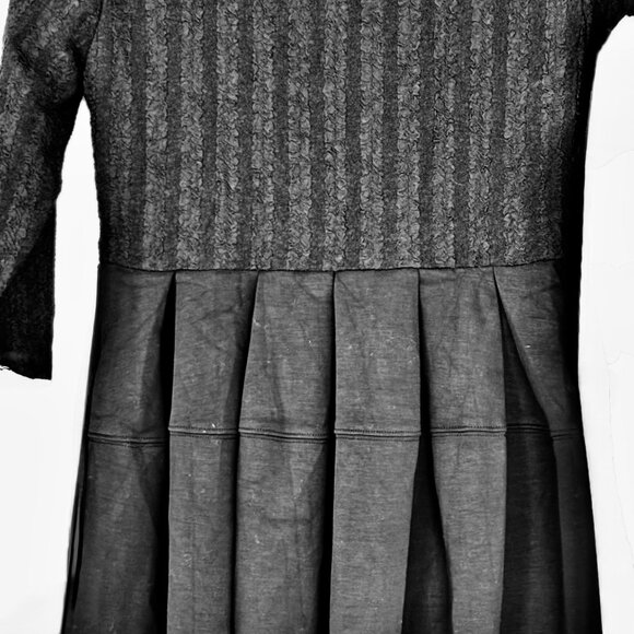 Free People Vida Mini Dress Womens Size M Fit & Flare Long Sleeve Black NWT - Picture 6 of 11